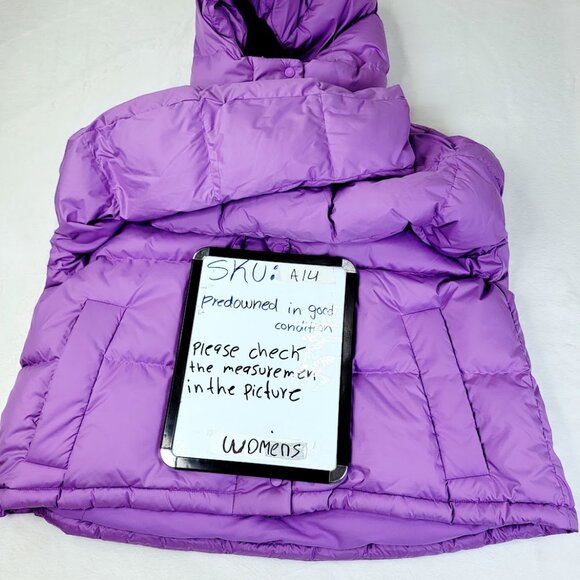 Lululemon Women's Purple Blossom Light Wunder Puff Cropped Puffer Vest Size 14 - Picture 7 of 7